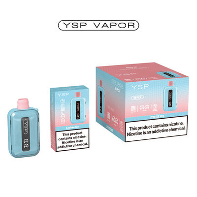 500mAh 15ml 10000 Puff Vape de type C boîte de recharge de vape avec écran