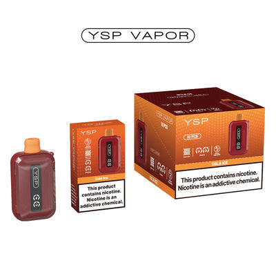 500mAh 15ml 10000 Puff Vape de type C boîte de recharge de vape avec écran