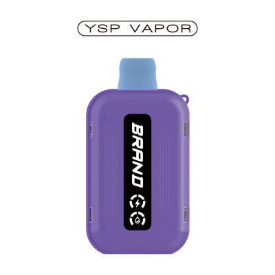 10000 bouffées 12 ml Cigarette à usage unique boîte E avec débit d'air réglable et batterie et écran intelligent liquide