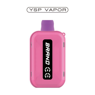 10000 bouffées 12 ml Cigarette à usage unique boîte E avec débit d'air réglable et batterie et écran intelligent liquide