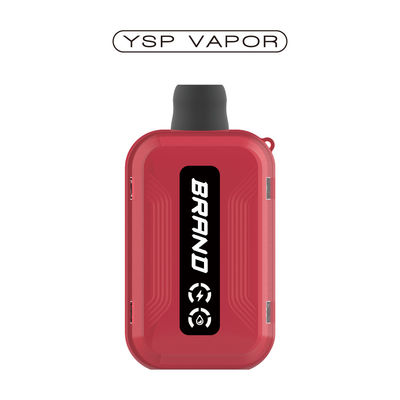 10000 bouffées 12 ml Cigarette à usage unique boîte E avec débit d'air réglable et batterie et écran intelligent liquide