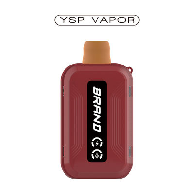 10000 bouffées 12 ml Cigarette à usage unique boîte E avec débit d'air réglable et batterie et écran intelligent liquide