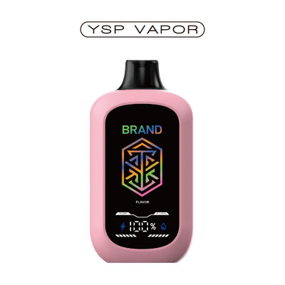 5% de nicotine 15000+ Bouffées AIO Dispositif 15 ml Grand écran Airflow réglable E Vaporisateur Personnalisé 10+ saveurs