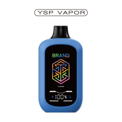 5% de nicotine 15000+ Bouffées AIO Dispositif 15 ml Grand écran Airflow réglable E Vaporisateur Personnalisé 10+ saveurs
