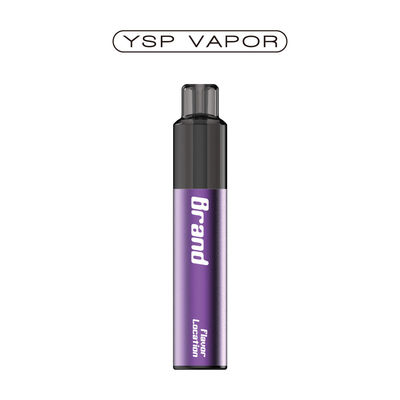 500 mAh de batterie poudre de vapotage rechargeable de type C Chargement 2 ml stylo vapotage rechargeable