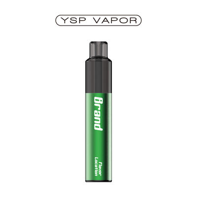 500 mAh de batterie poudre de vapotage rechargeable de type C Chargement 2 ml stylo vapotage rechargeable