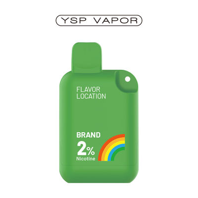 800 bouffées de stylo vaporisateur aromatisé 3 ml kit de capsule de vapotage rechargeable
