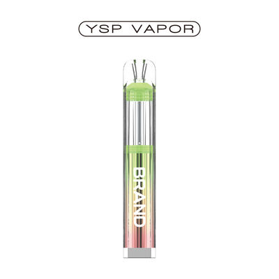 600 bouffées TPD Système de capsule de vapotage jetable 2 ml E capacité liquide Batterie 400 mAh