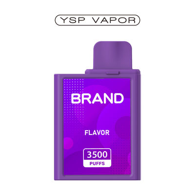 6 ml 3500 bouffées de vapotage rechargeable avec système de vapotage rempli de vapotage aromatisé