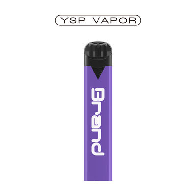 600 bouffées 2 ml Pod Conforme au TPD 580 mAh Dispositif à usage unique