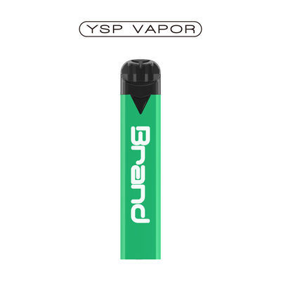 600 bouffées 2 ml Pod Conforme au TPD 580 mAh Dispositif à usage unique