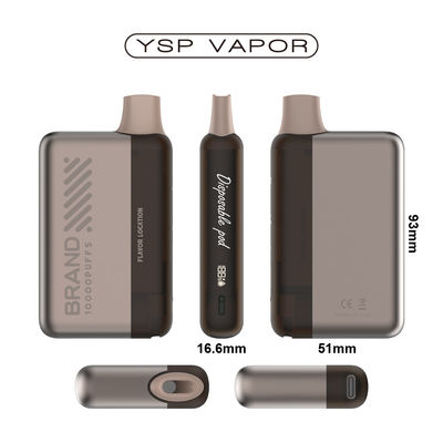 19 ml 0 Vape à usage unique à base de nicotine