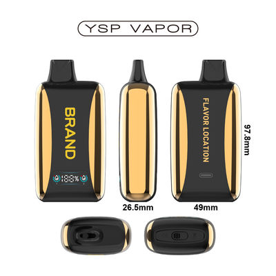 Système de cuve à vapeur à double réservoir 26000 puffs OEM jetable