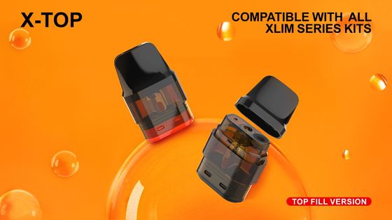 2 ml Cartouche compatible TPD Conforme Remplaçable vide Cartouche PCTG Système ouvert 0,6/0,8 ohm mesh VS OXVA
