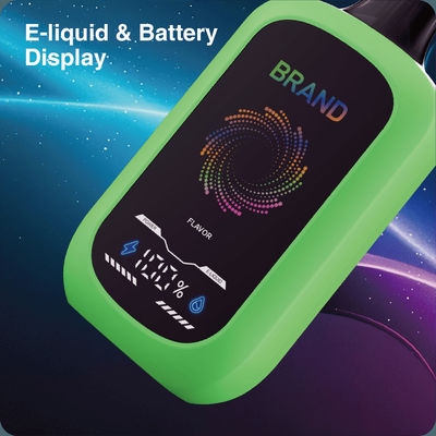 15mL/15K Puffs Rechargeable Vapor jetable Ultra-longue durée - Écran LED et personnalisation de saveur et flux d'air réglable