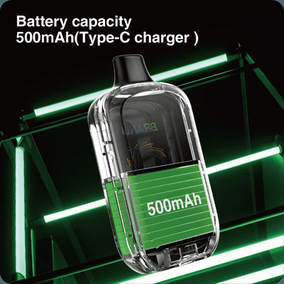 15mL/15K Puffs Rechargeable Vapor jetable Ultra-longue durée - Écran LED et personnalisation de saveur et flux d'air réglable