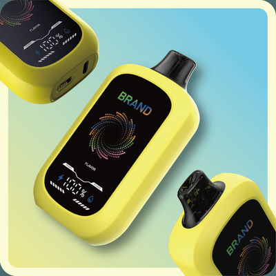 5% de nicotine 15000+ Bouffées AIO Dispositif 15 ml Grand écran Airflow réglable E Vaporisateur Personnalisé 10+ saveurs